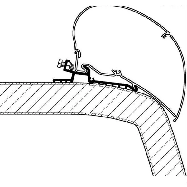 Thule Adapter Hymer SX, LĂ€nge 4,5 M